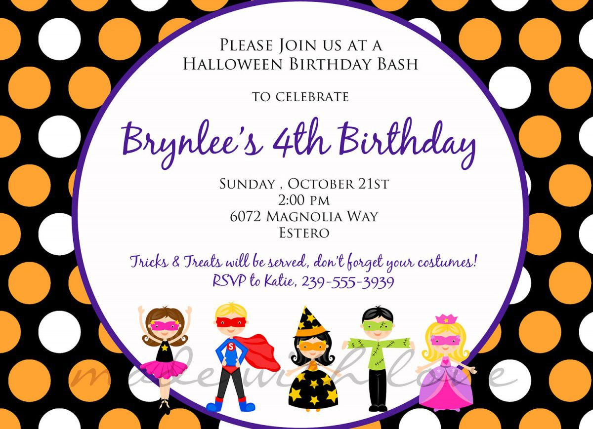 Best ideas about Birthday Invitations For Kids
. Save or Pin Birthday Invitations Childrens birthday party invites Now.