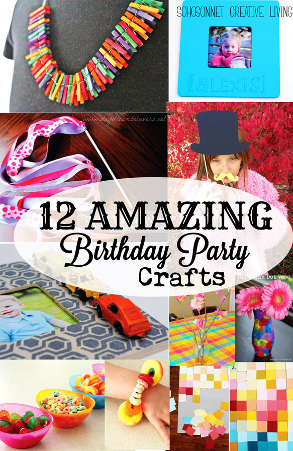 Birthday Party Activities For Toddlers
 12 Birthday Party Craft Activities for Kids SohoSonnet