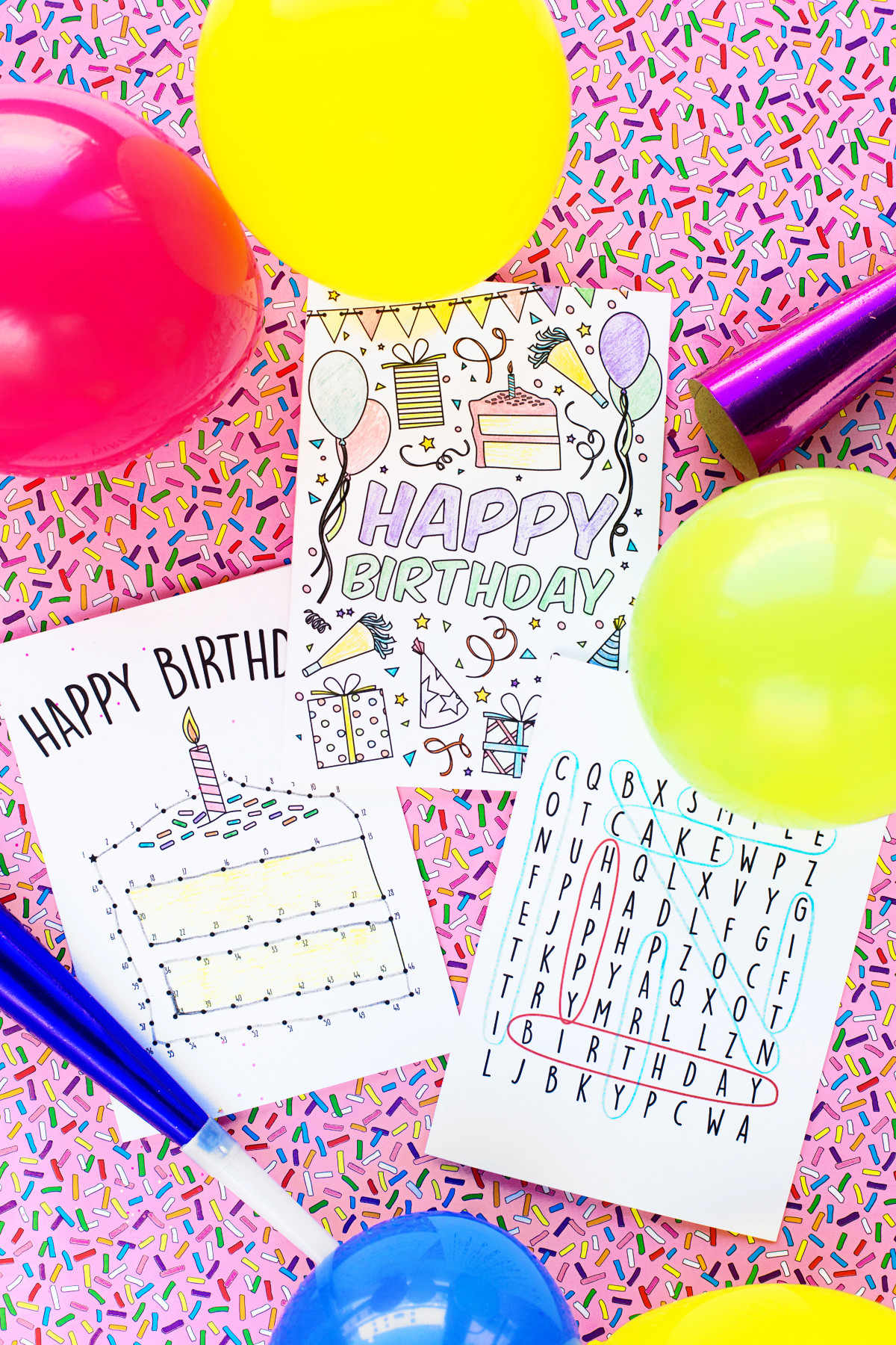 Best ideas about Birthday Party Card
. Save or Pin Free Printable Birthday Cards for Kids Studio DIY Now.