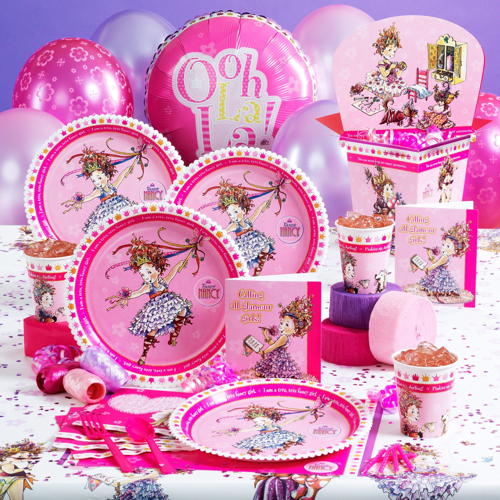 Birthday Party Supplies
 The Fancy Nancy Birthday Party — CRIOLLA Brithday & Wedding