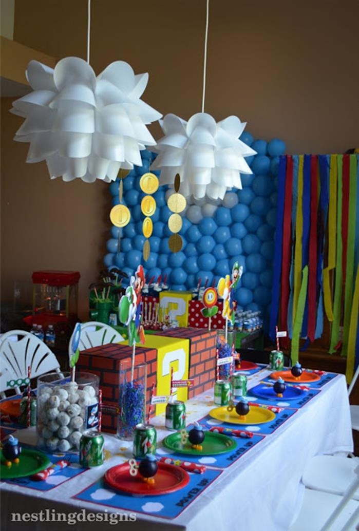 Birthday Party Supplies
 Kara s Party Ideas Super Mario Birthday Party via Kara s