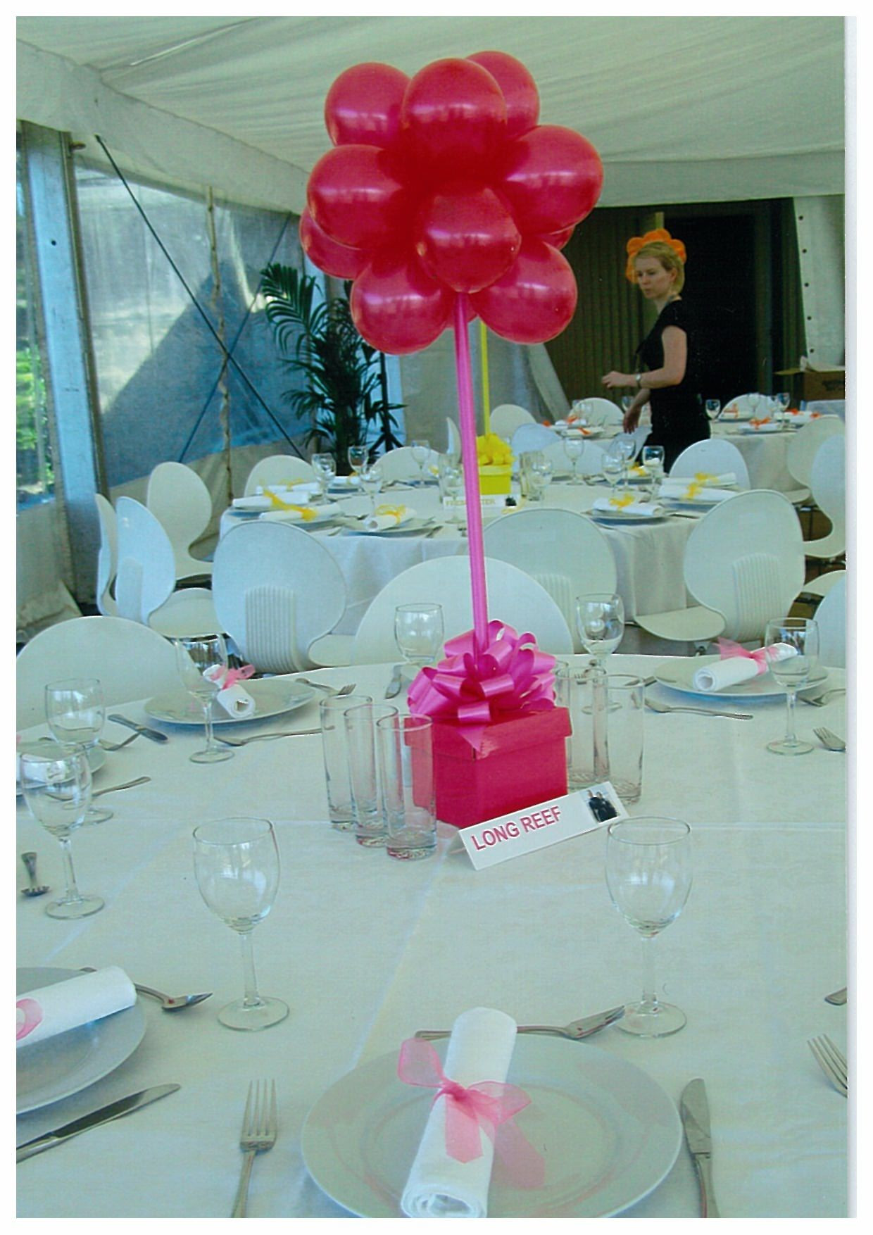 Birthday Party Table Decorations Centerpieces
 Balloon Table Centerpieces