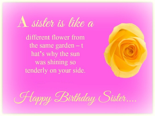 Birthday Sister Quotes
 Birthday Quotes for Sister Cute Happy Birthday Sister Quotes