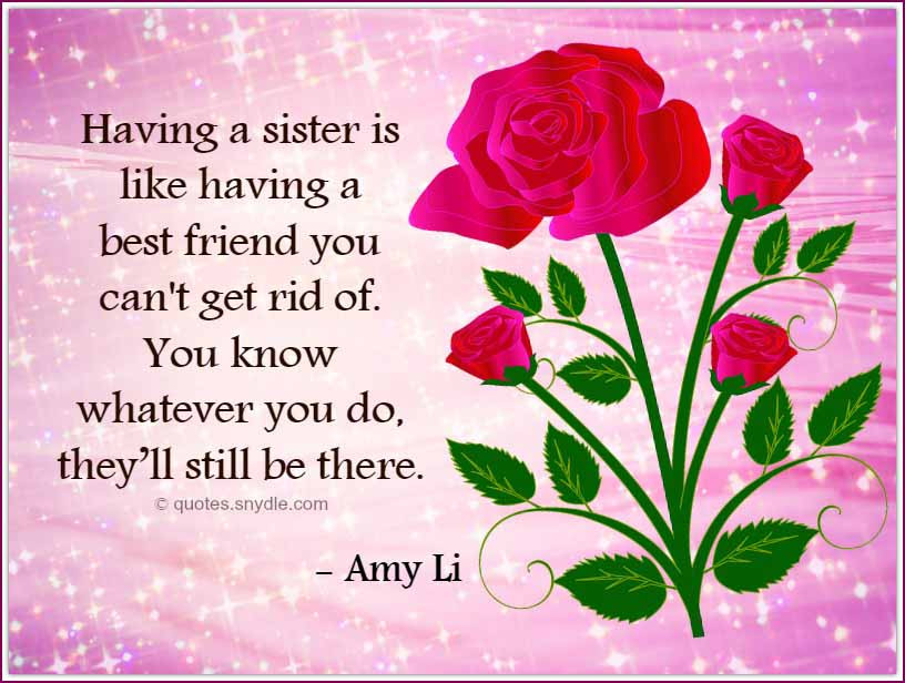 Birthday Sister Quotes
 Birthday Quotes for Sister Quotes and Sayings