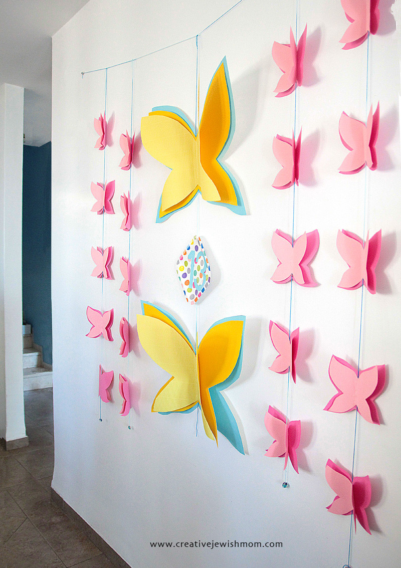 Best ideas about Birthday Wall Decorations
. Save or Pin Butterfly Birthday Wall Decor That Works For Many Now.