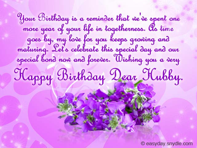 Birthday Wish For Husband
 Birthday Messages for Your Husband Easyday