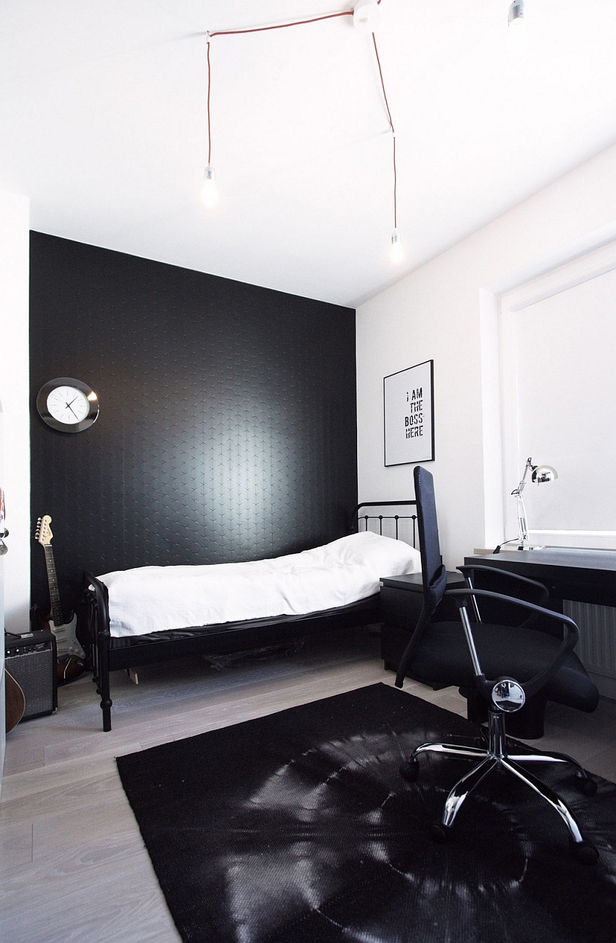Best ideas about Black Accent Wall Bedroom
. Save or Pin Scandinavian Home Decor Mixed With a Minimalist Use of Now.