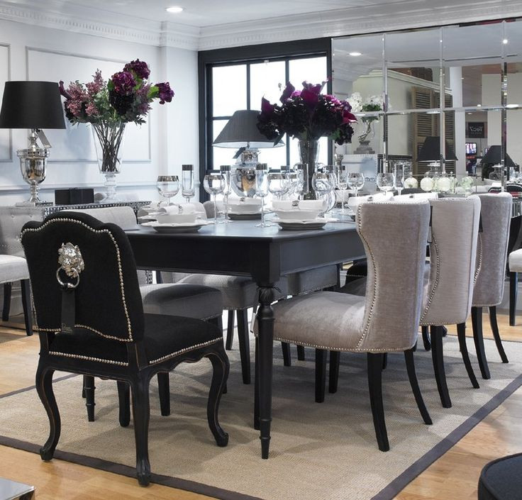 Best ideas about Black Dining Table Set
. Save or Pin Dining Room large black dining room table for small Now.