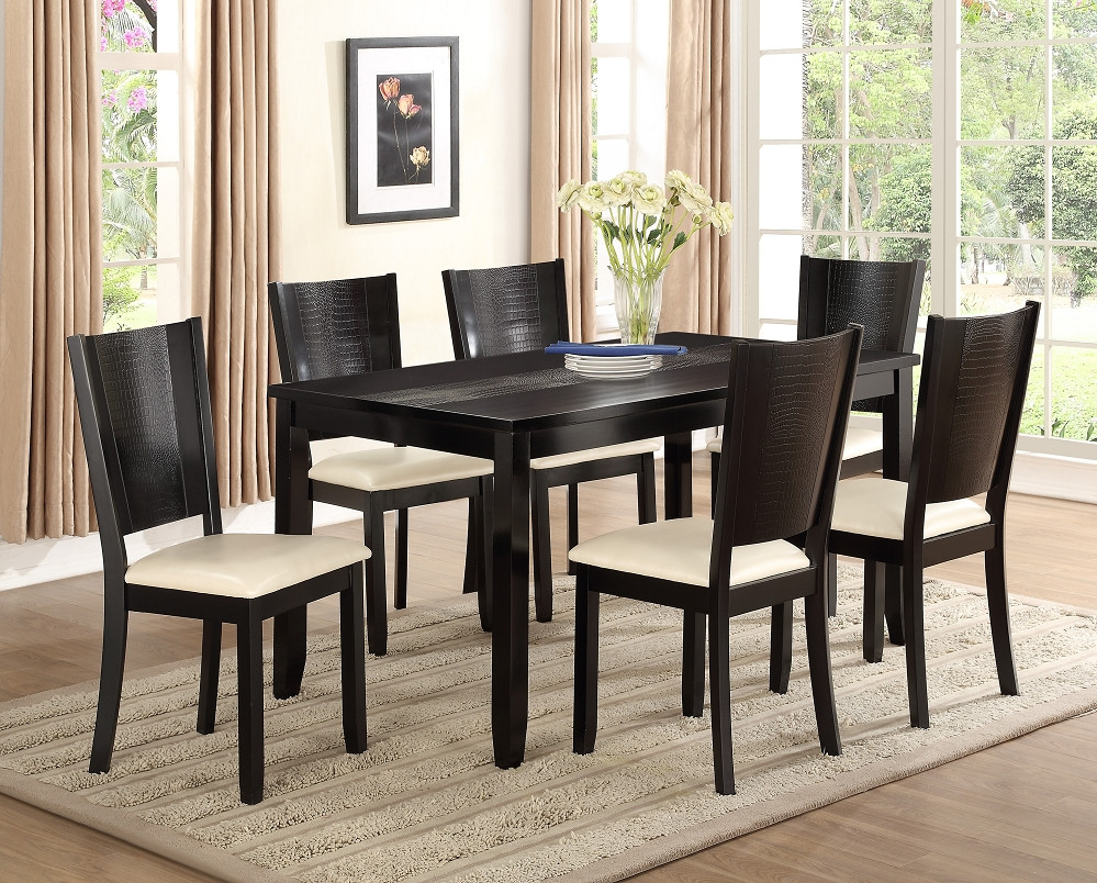 Best ideas about Black Dining Table Set
. Save or Pin Hanson Black Finish 5pcs Dining Table Set Now.