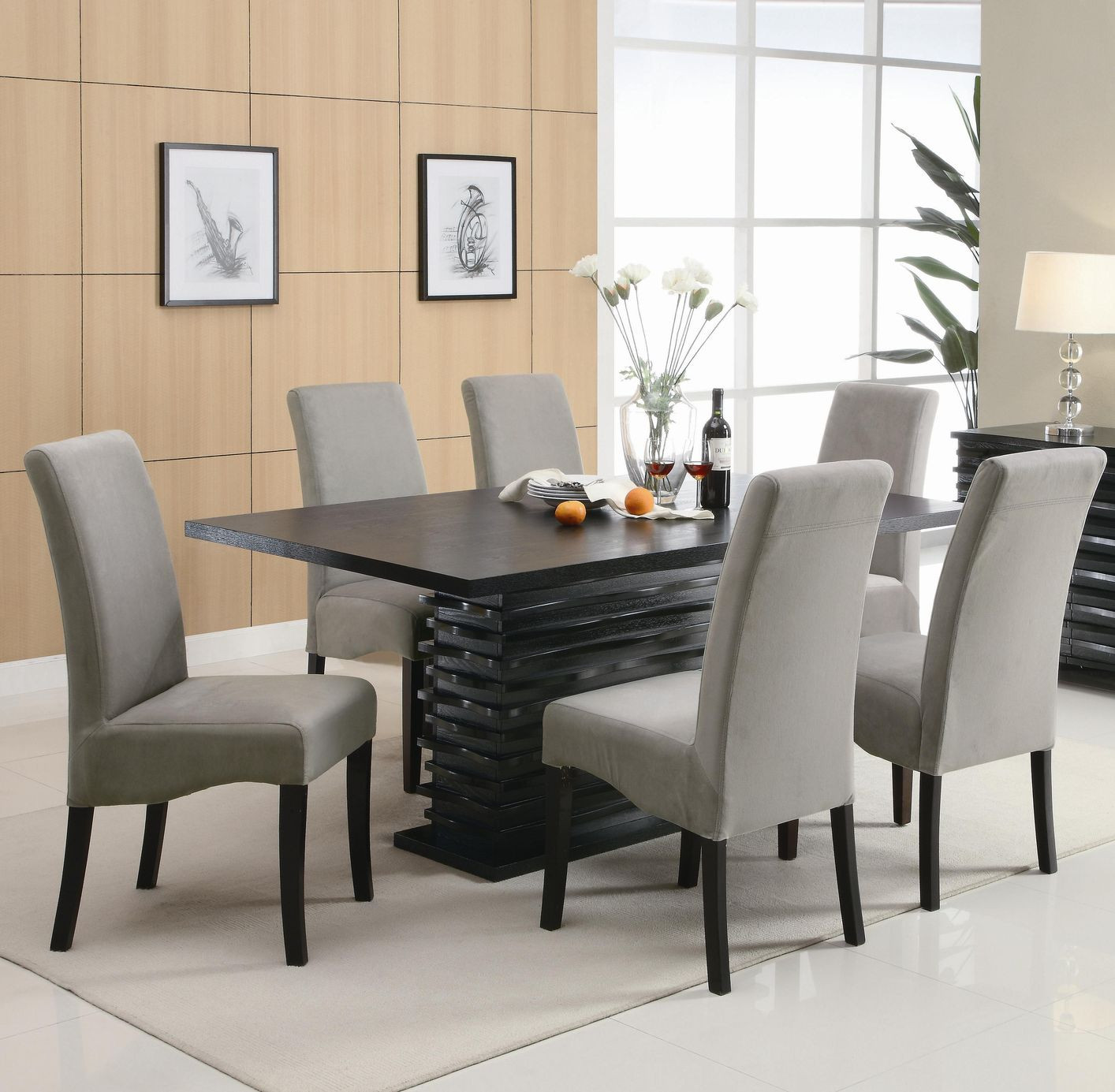 Best ideas about Black Dining Table Set
. Save or Pin Coaster Stanton Black Wood Dining Table Set Now.