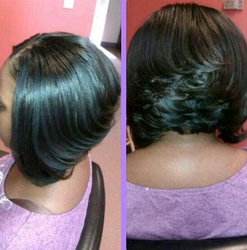 Black Feathered Hairstyles
 15 Short Bob Haircuts for Black Women