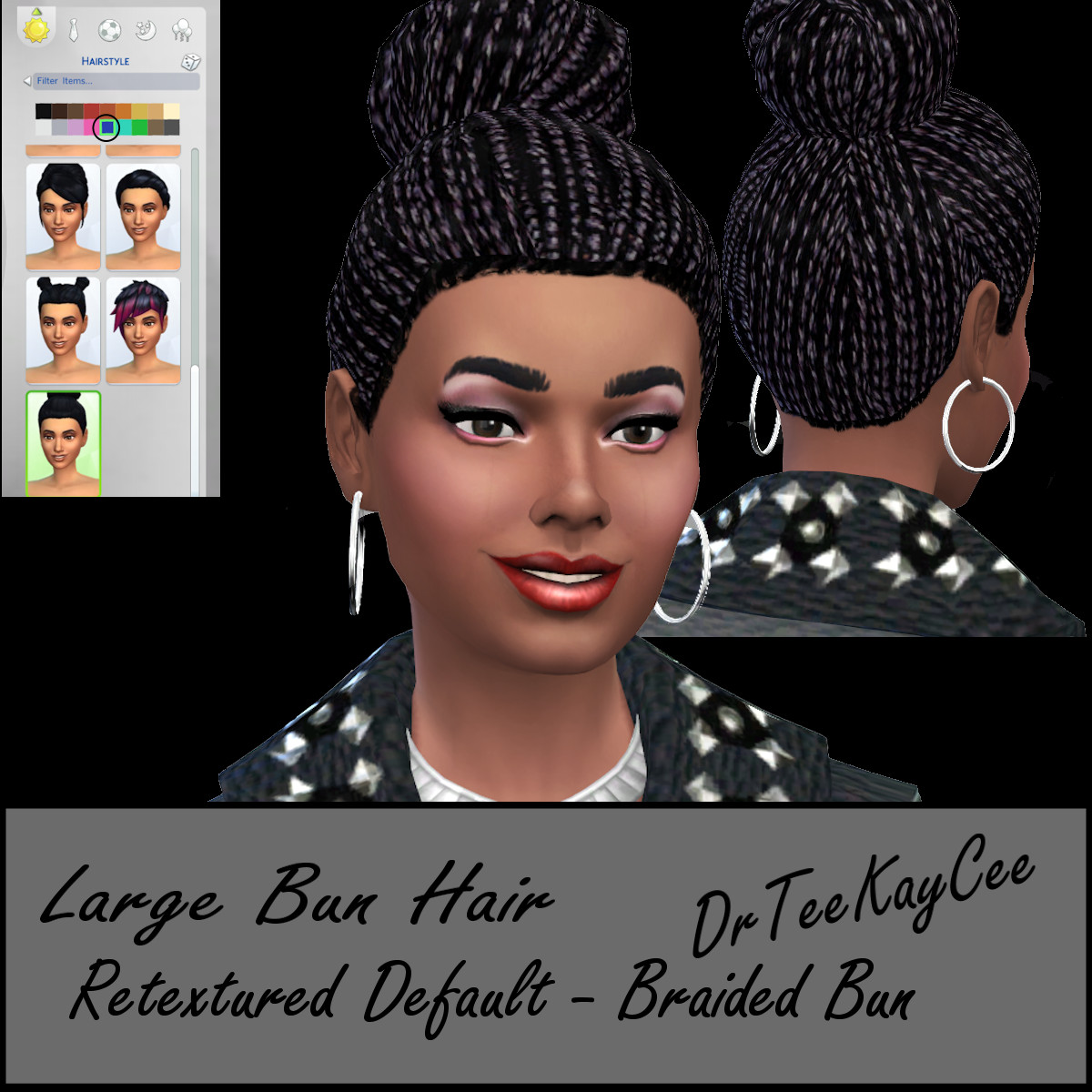 Black Hairstyles Sims 4
 Another cool Ethnic Hairstyle for the Sims 4 Sim