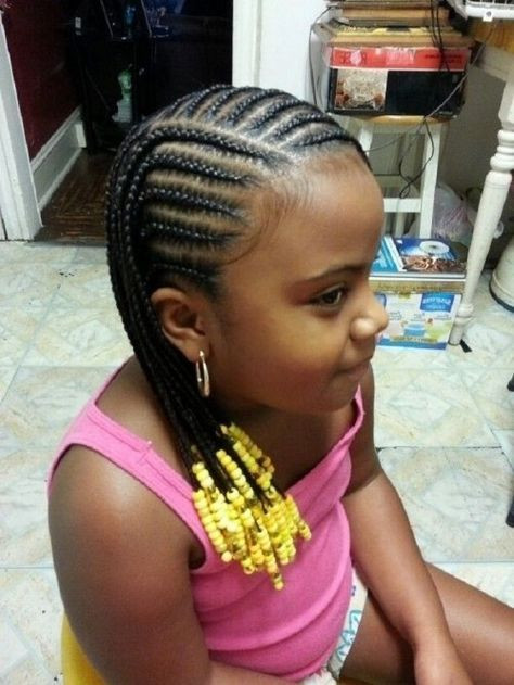 Black Kids Hairstyles With Beads
 little black kids braids hairstyles picture regarding