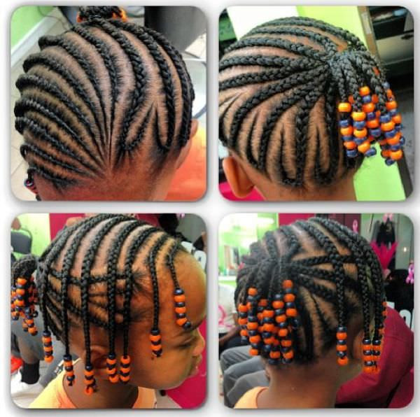 Black Kids Hairstyles With Beads
 Cute Kids Style Braids And Beads Black Hair Information