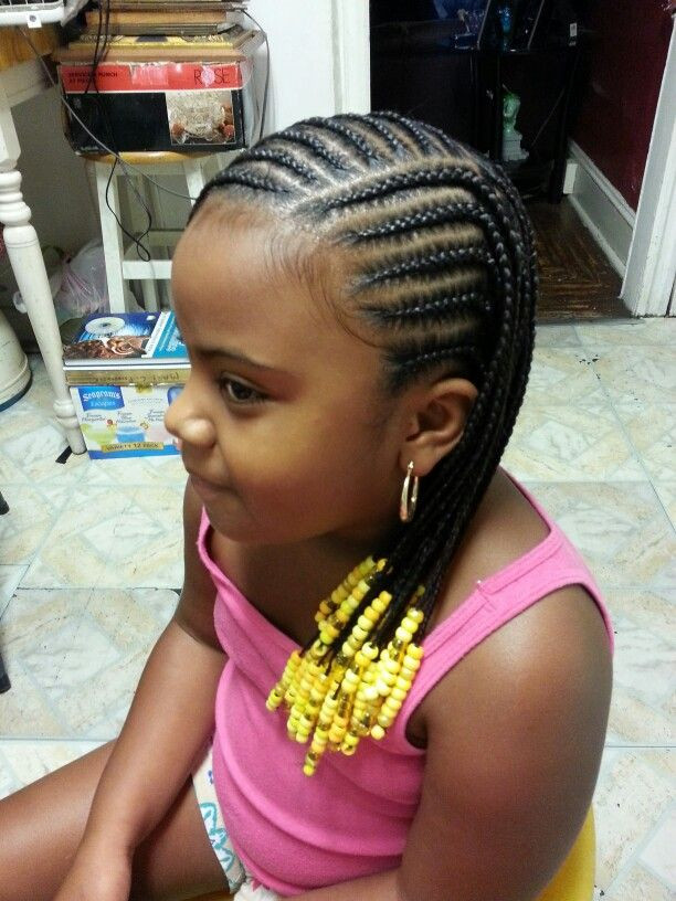 Black Kids Hairstyles With Beads
 Beads Cornrow Hairstyle