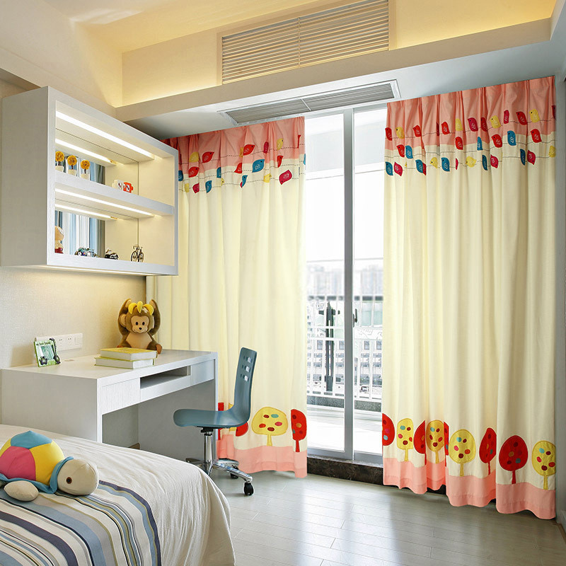 Best ideas about Blackout Curtains Kids Room
. Save or Pin Blackout kids bedroom curtains with patterns of cute chicken Now.
