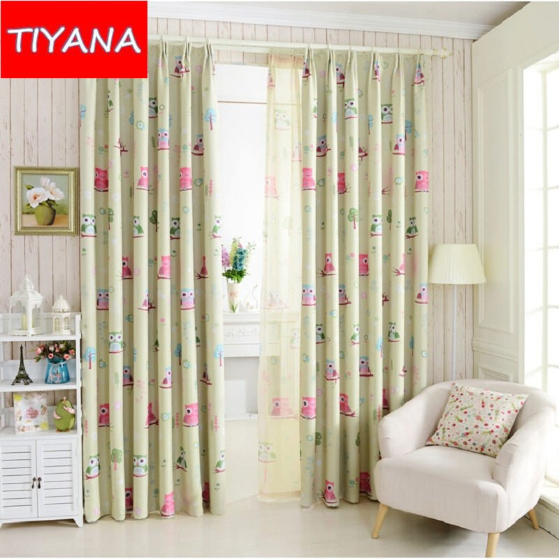Best ideas about Blackout Curtains Kids Room
. Save or Pin Kids Cartoon Voile Panel Blackout Drapes Blue Curtains Now.
