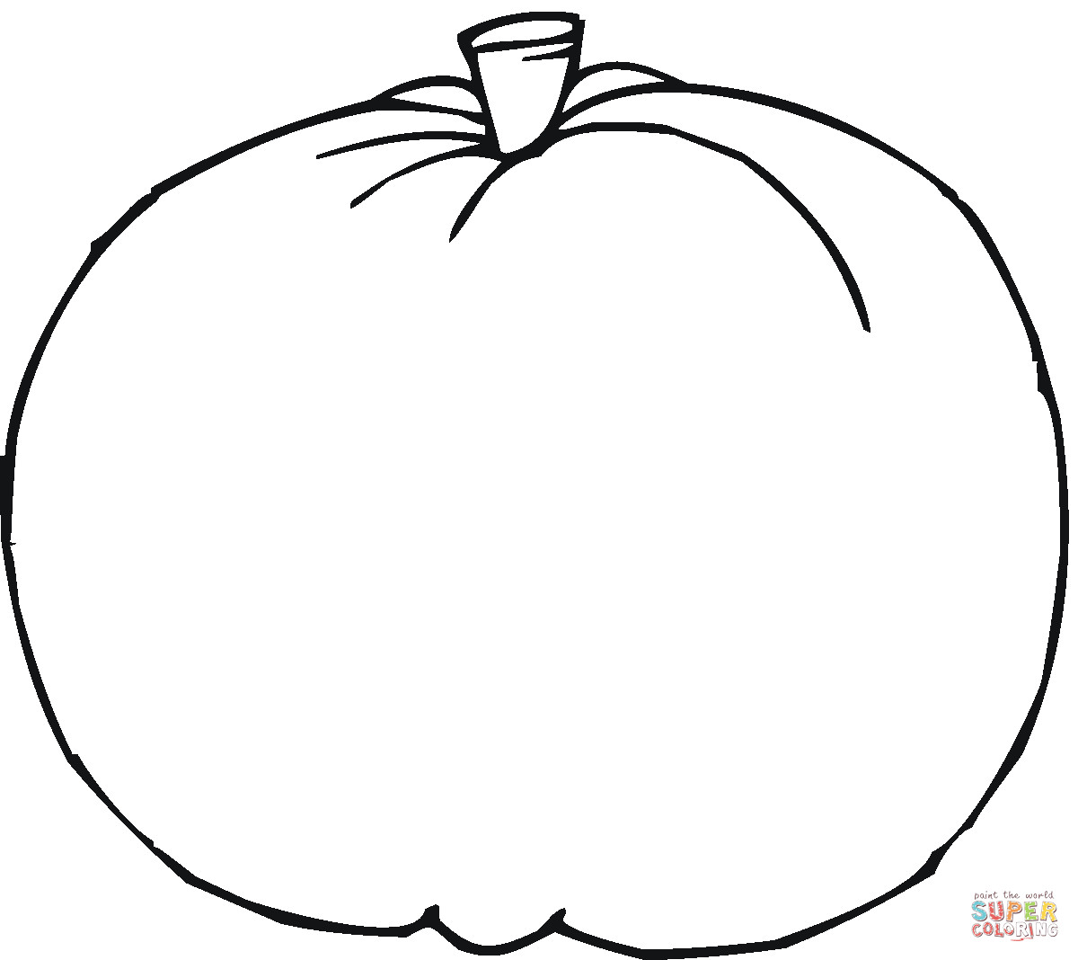 Best ideas about Blank Pumpkin Coloring Sheets For Kids
. Save or Pin Blank Pumpkin coloring page Now.