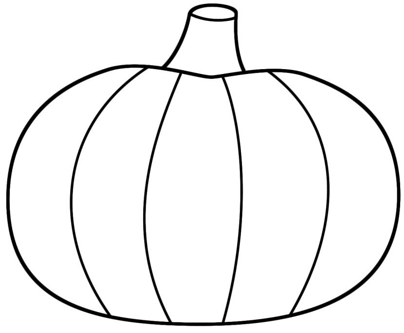 Best ideas about Blank Pumpkin Coloring Sheets For Kids
. Save or Pin Pumpkin Outline Printable Clipartion Now.