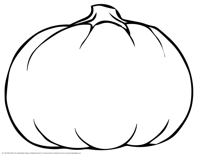 Best ideas about Blank Pumpkin Coloring Sheets For Kids
. Save or Pin Pumpkin Outline Printable Clipartion Now.