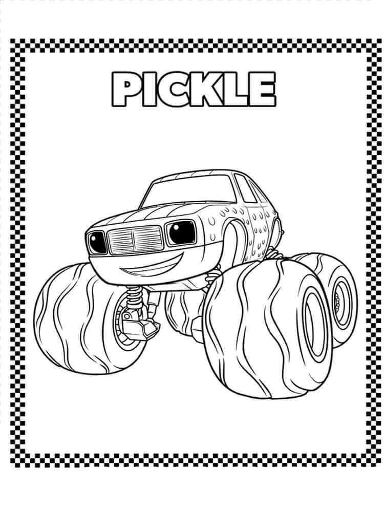 Blaze Coloring Pages
 Blaze And The Monster Machines Coloring Pages