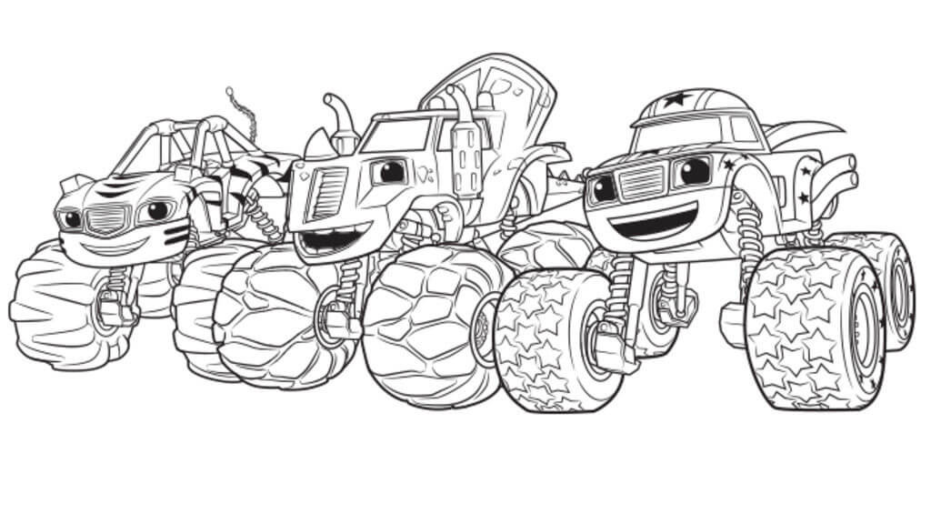 Blaze Coloring Pages
 Blaze And The Monster Machines Coloring Pages