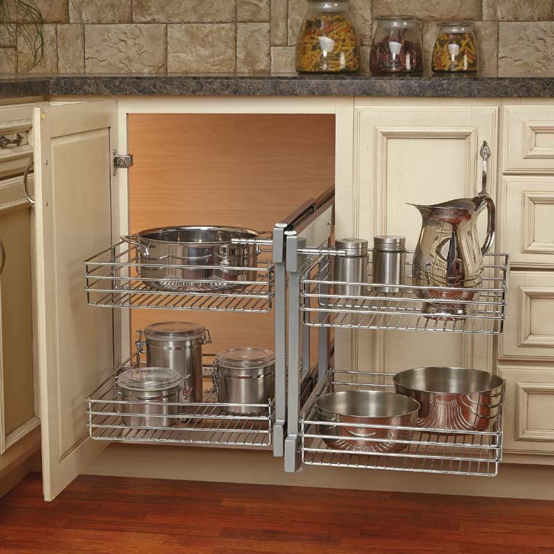 Best ideas about Blind Corner Kitchen Cabinet Organizers
. Save or Pin Rev A Shelf Blind Corner Optimizer For 18" Opening Now.