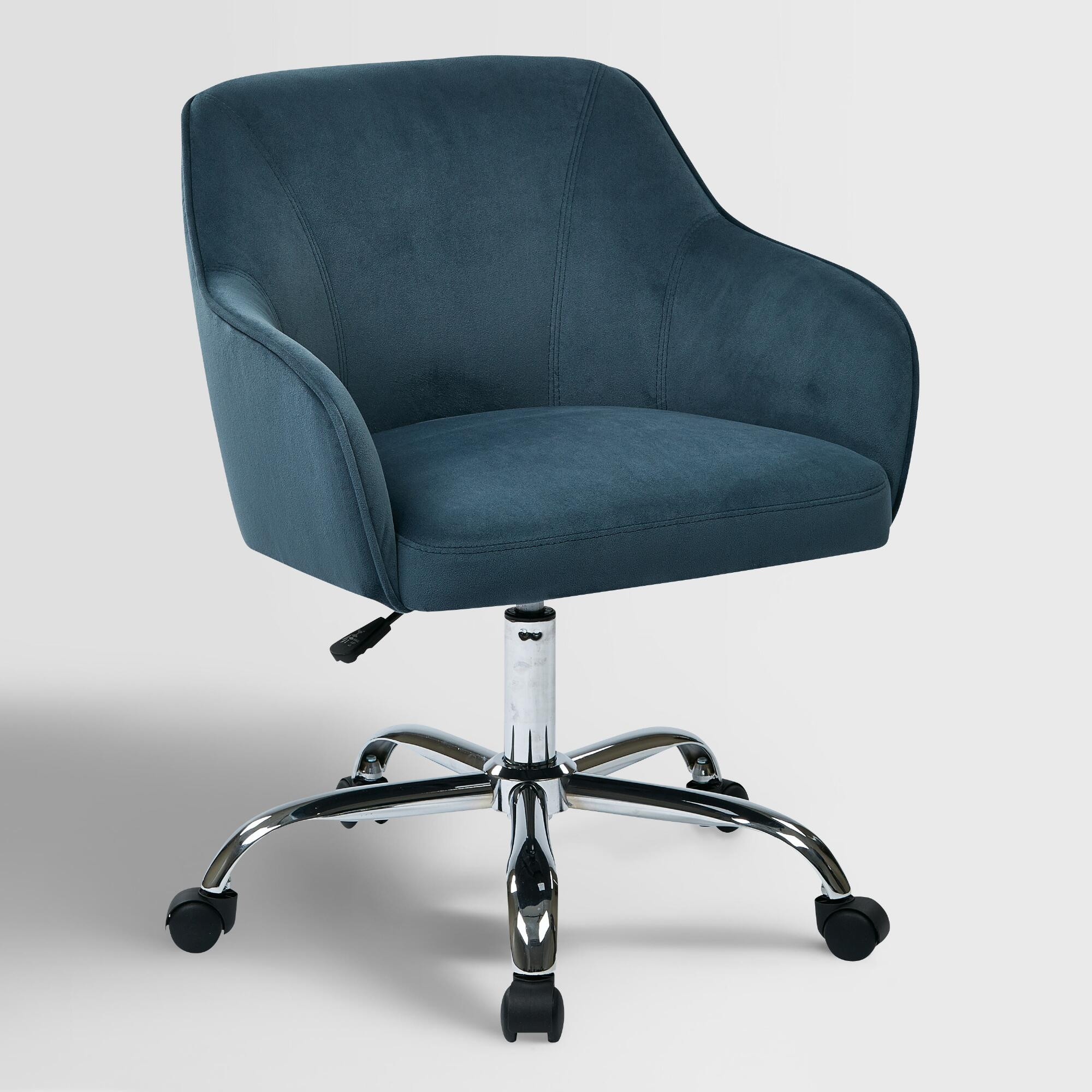 Best ideas about Blue Office Chair
. Save or Pin Blue Velvet Jozy Home fice Chair Now.