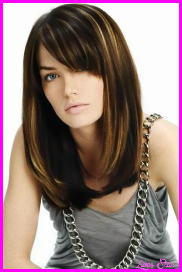 Bob Hairstyles With Fringe
 Long bob haircuts with fringe LivesStar