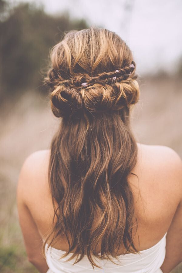 Bohemian Wedding Hairstyle
 15 Latest Half Up Half Down Wedding Hairstyles for Trendy
