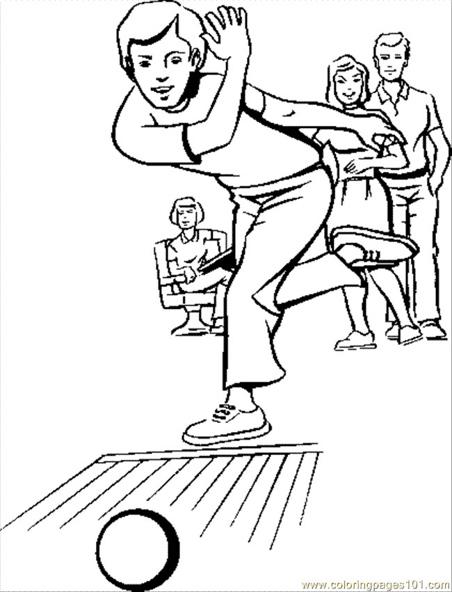 Bowling Coloring Sheets For Kids
 Bowling Coloring AZ Coloring Pages