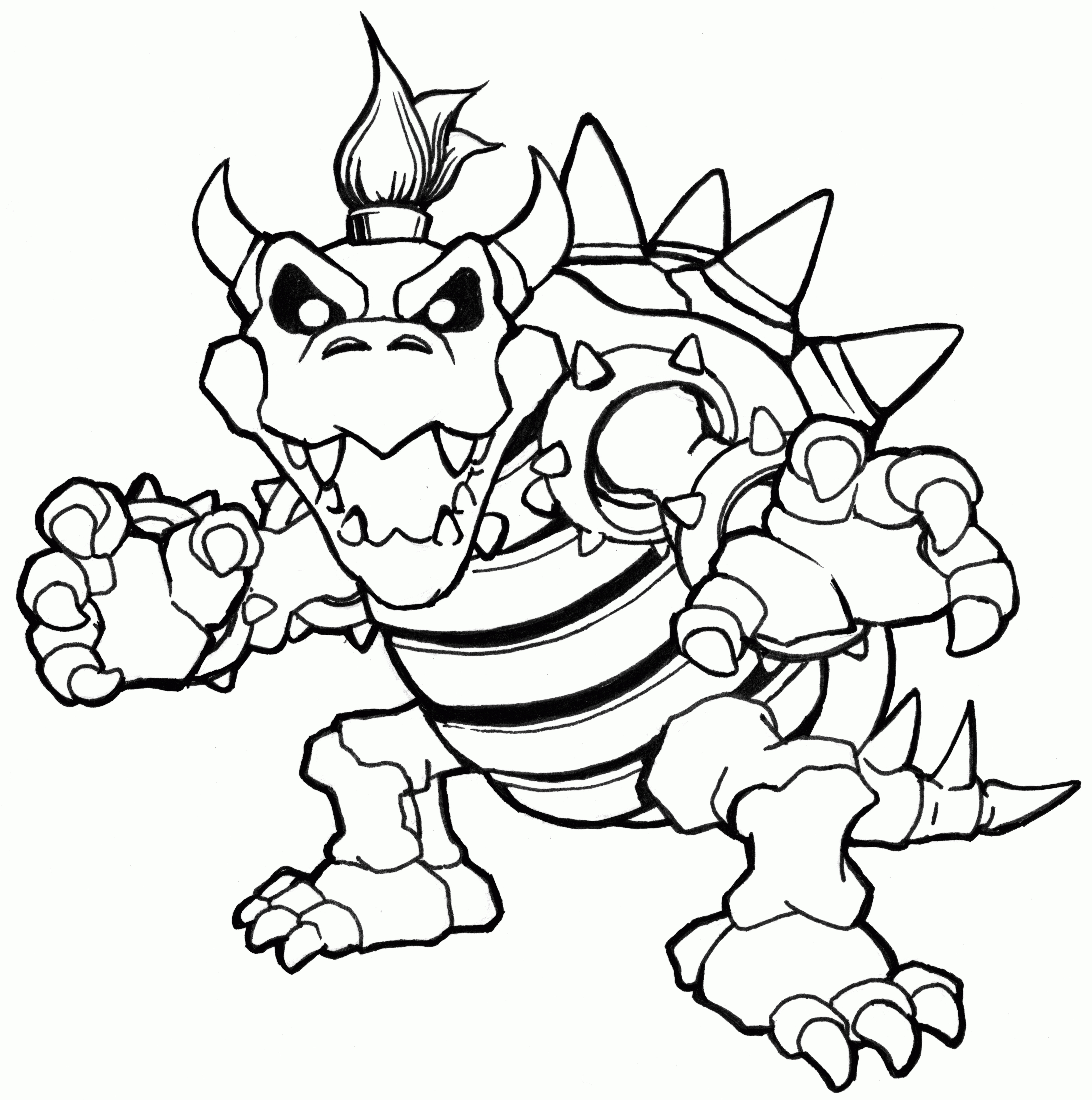 Bowser Coloring Pages
 Koopalings Coloring Pages Coloring Home