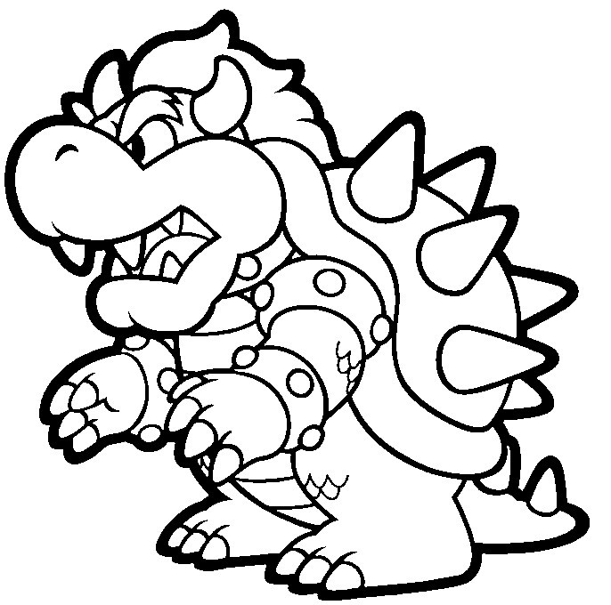 Bowser Jr Coloring Pages
 Bowser Jr Free Coloring Pages