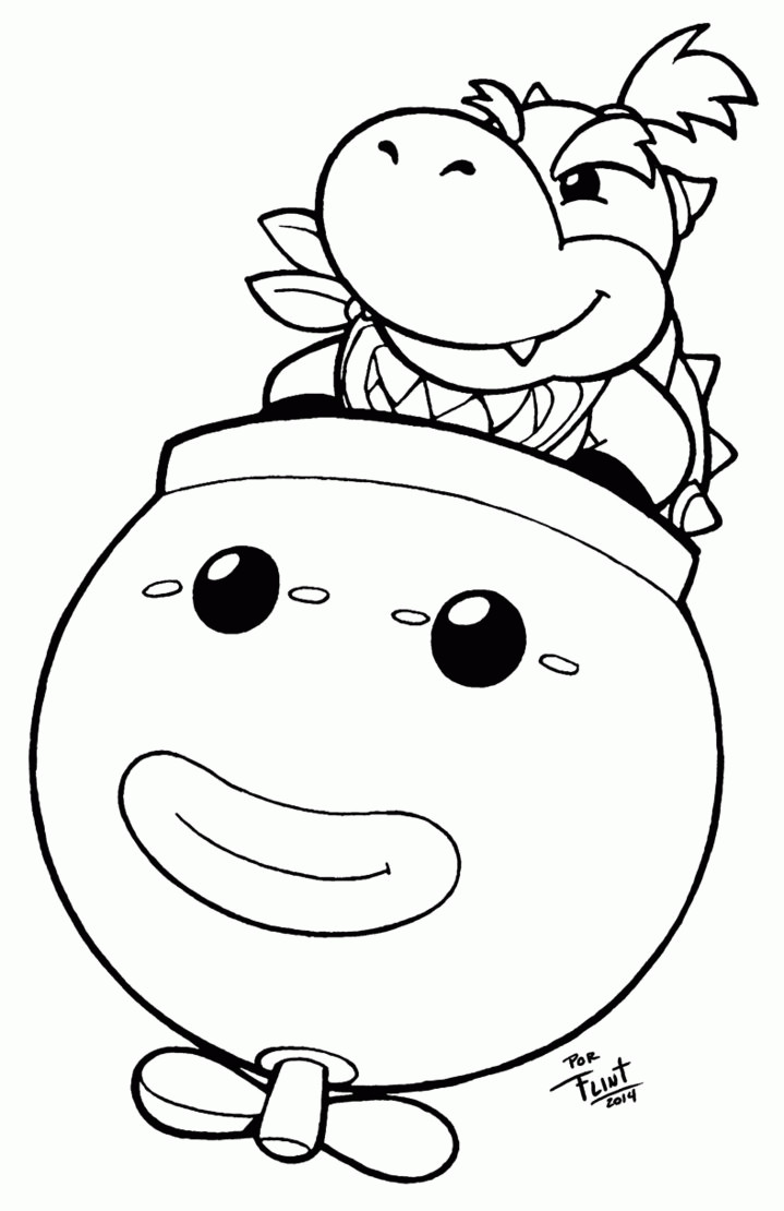 Bowser Jr Coloring Pages
 Printable Coloring Pages Bowser Coloring Home