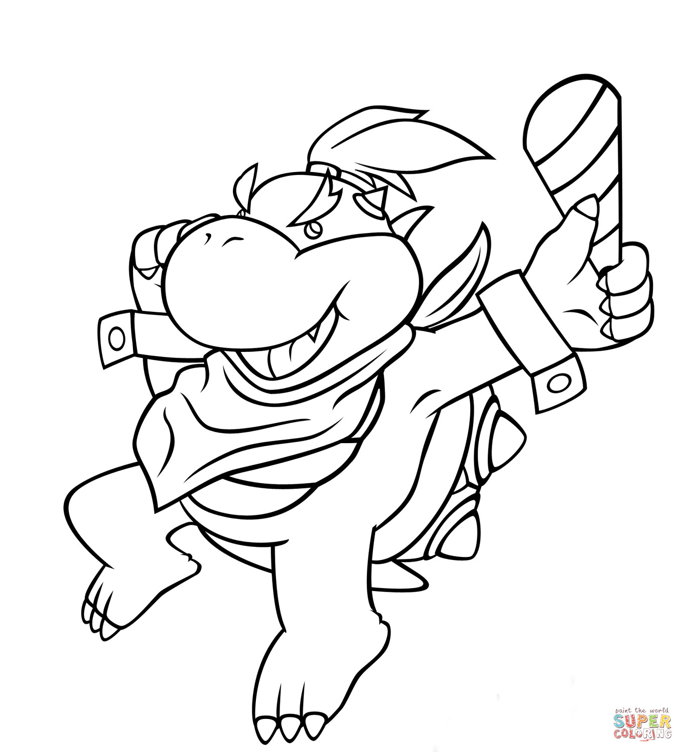 Bowser Jr Coloring Pages
 Bowser Jr coloring page