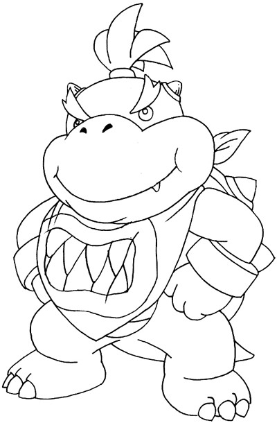 Bowser Jr Coloring Pages
 Bowser Jr