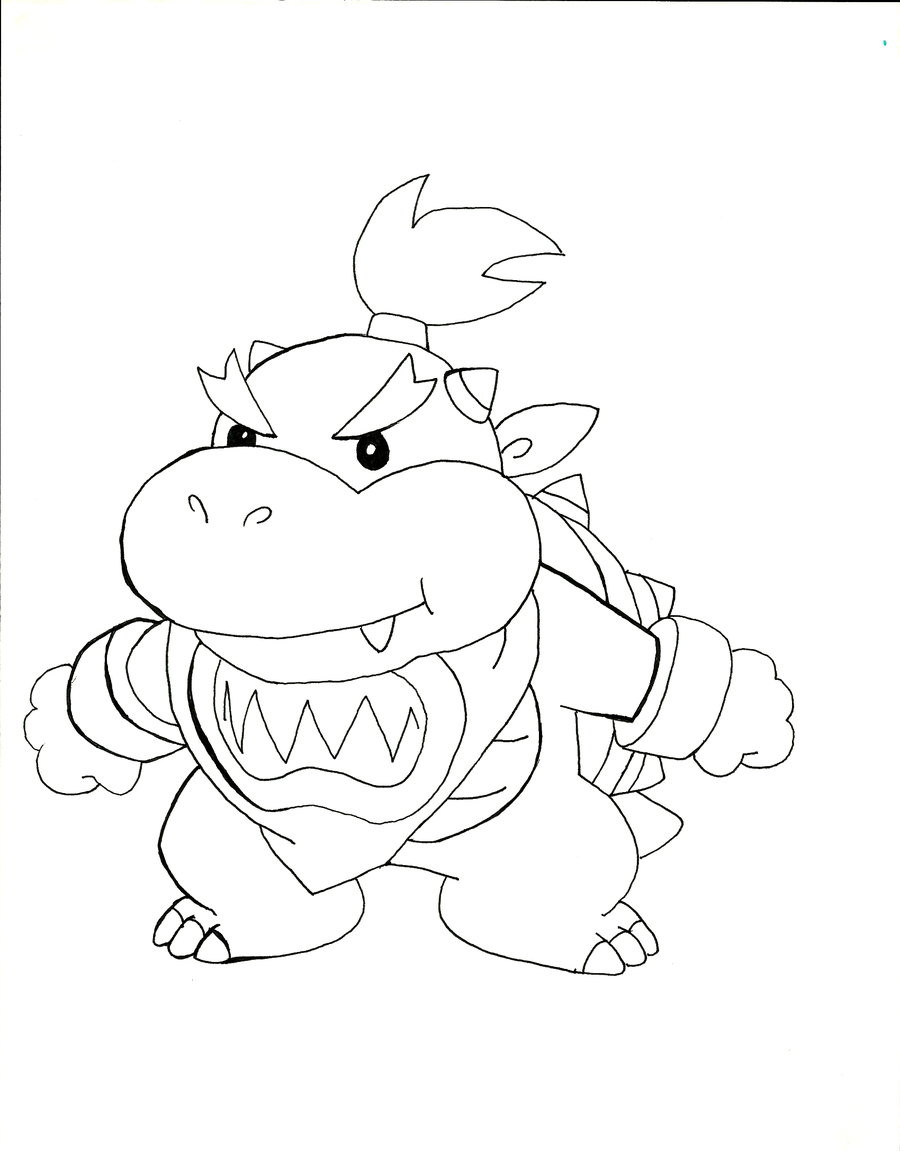 Bowser Jr Coloring Pages
 Ausmalbilder für Kinder Malvorlagen und malbuch • Bowser