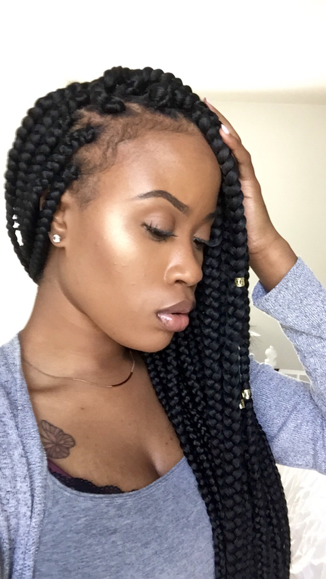 Boxed Braids Hairstyles
 Jumbo box braids – Amazing Long Term Protective Style