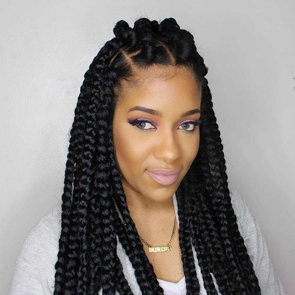 Boxed Braids Hairstyles
 Jumbo box braids – Amazing Long Term Protective Style