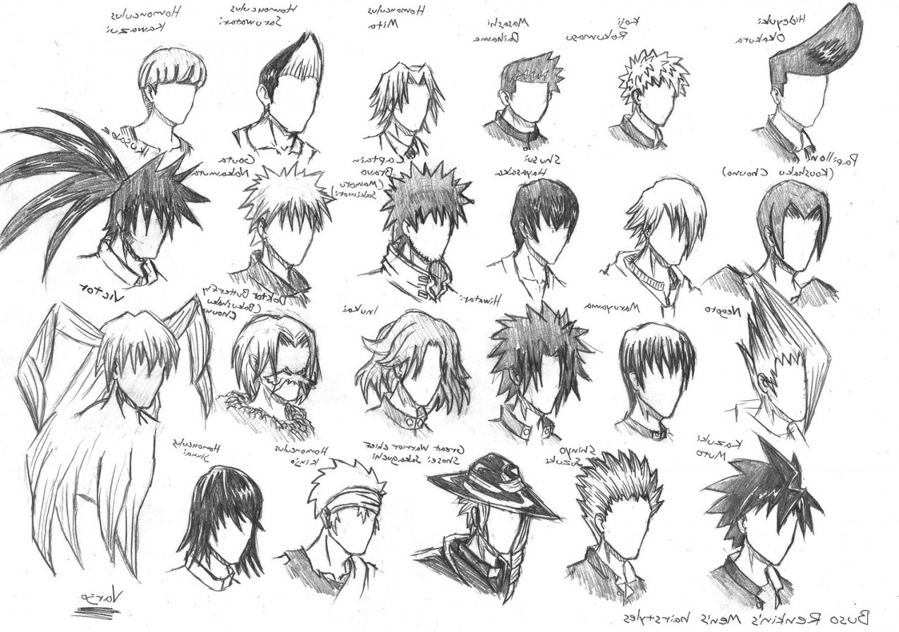 Boy Anime Hairstyles
 Anime Boy Hairstyles