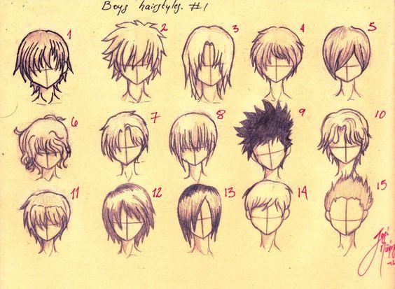 Boy Anime Hairstyles
 Best 25 Anime boy hairstyles ideas on Pinterest