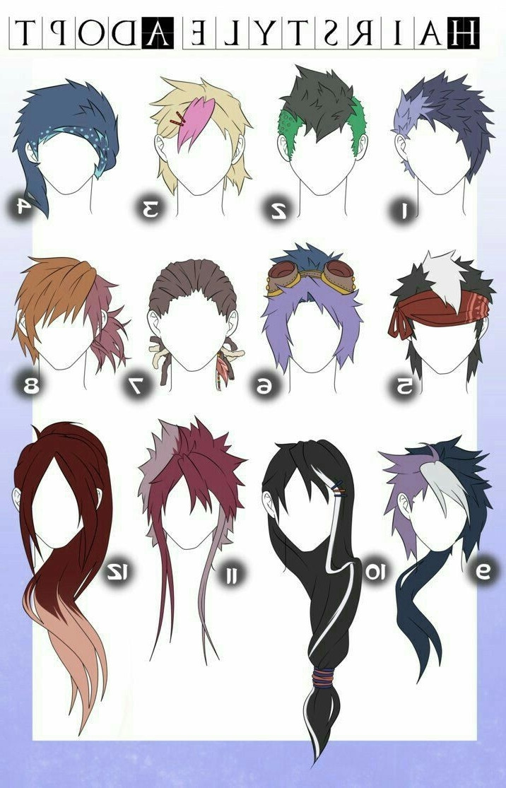 Boy Anime Hairstyles
 Cool Anime Guy Hairstyles