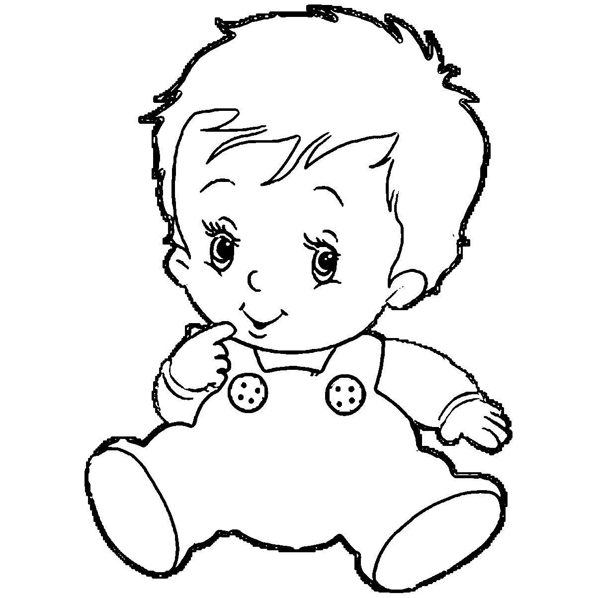 Boy Coloring Book Pages
 Baby Boy Coloring Pages Coloring Home
