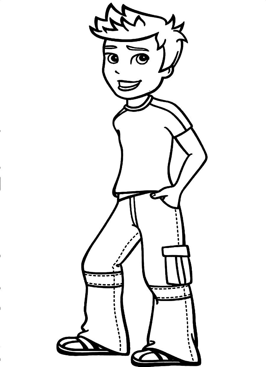 Boy Coloring Book Pages
 Free Printable Boy Coloring Pages For Kids