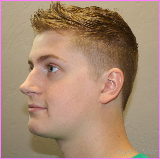 Boys Fade Haircuts
 A fade haircut on white boy StylesStar