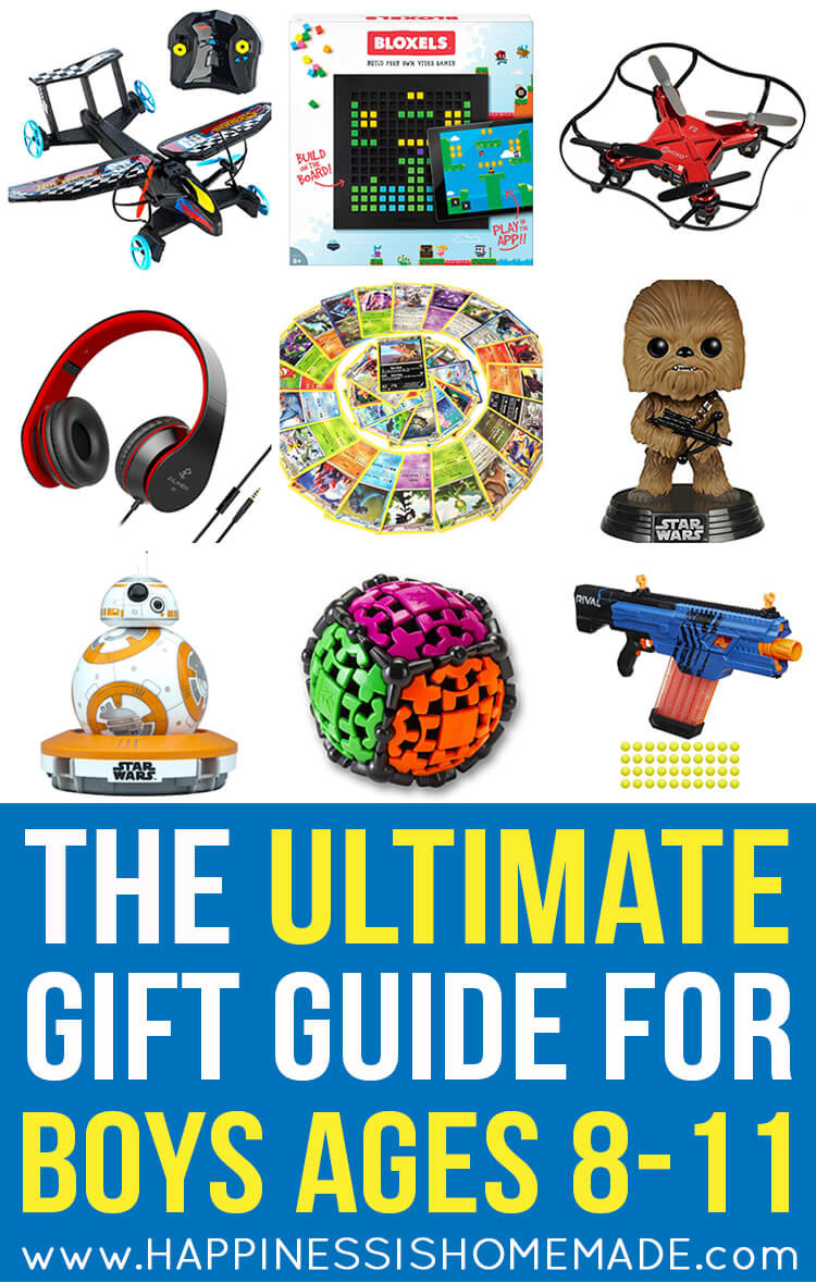 Boys Gift Ideas Age 8
 The Best Gift Ideas for Boys Ages 8 11 Happiness is Homemade