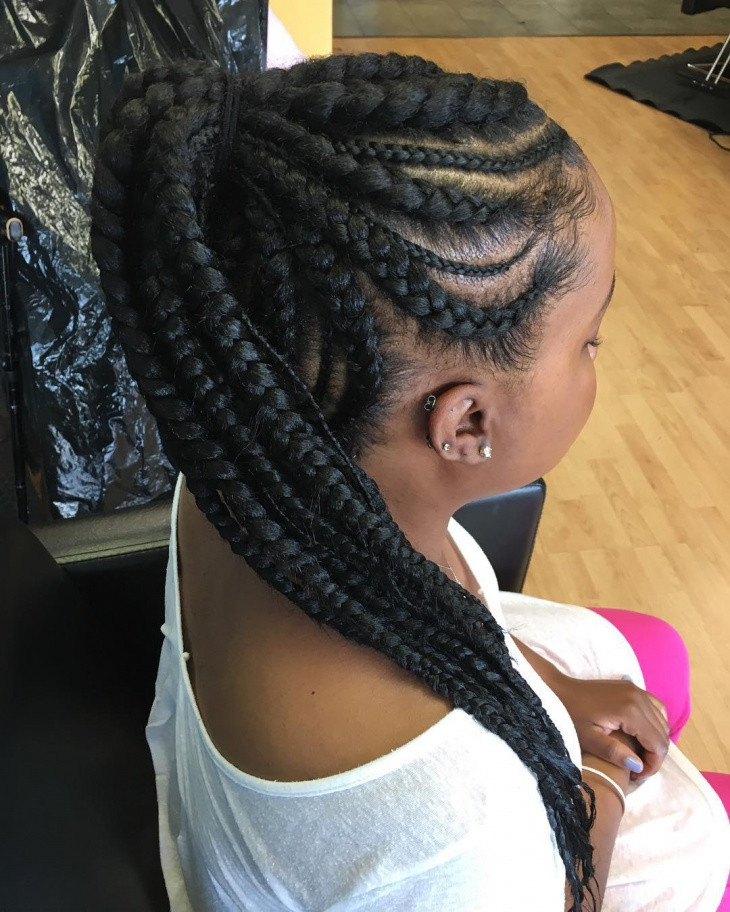 Braid Hairstyle With Weave
 23 Weave Hairstyle Designs Ideas