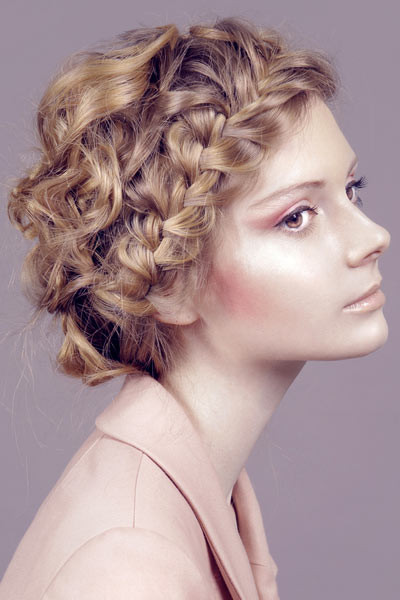 Braided Curls Hairstyle
 StyleNoted