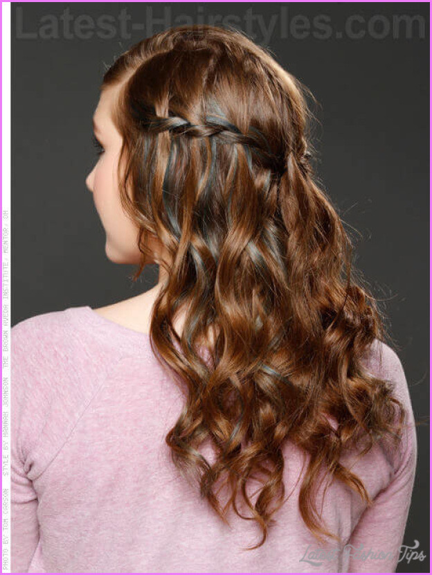 Braided Curls Hairstyle
 Curly Hairstyles And Braids LatestFashionTips