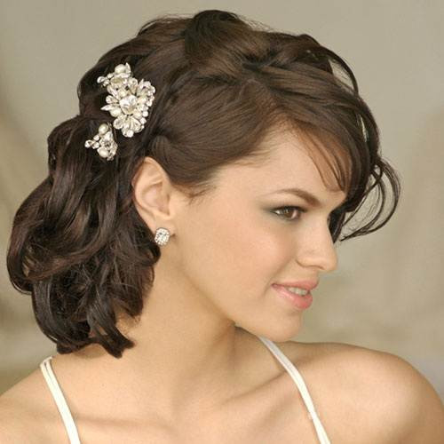 Bridesmaid Side Hairstyles
 Wedding Hairstyles Side Swept 2013